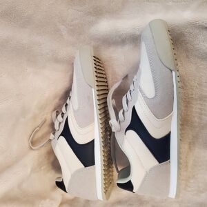 Stylish Nicole MIiller Cream and Black Sneakers